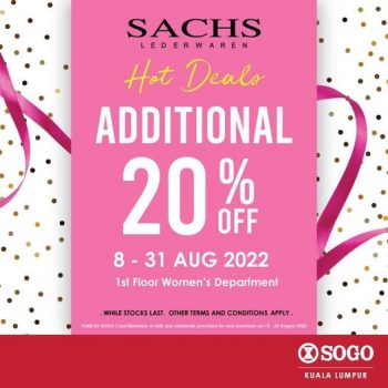 SOGO-SACHS-Hot-Deals-350x350 - Kuala Lumpur Others Promotions & Freebies Selangor 