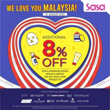 SaSa-Merdeka-Promotion-350x350 - Beauty & Health Cosmetics Fragrances Hair Care Johor Kedah Kelantan Kuala Lumpur Melaka Negeri Sembilan Pahang Penang Perak Perlis Personal Care Promotions & Freebies Putrajaya Sabah Sarawak Selangor Skincare Terengganu 