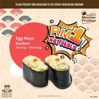 Sakae-Sushi-Member-Egg-Mayo-Gunkan-Promo-350x350 - Beverages Food , Restaurant & Pub Johor Kedah Kelantan Kuala Lumpur Melaka Negeri Sembilan Pahang Penang Perak Perlis Promotions & Freebies Putrajaya Sabah Sarawak Selangor Sushi Terengganu 