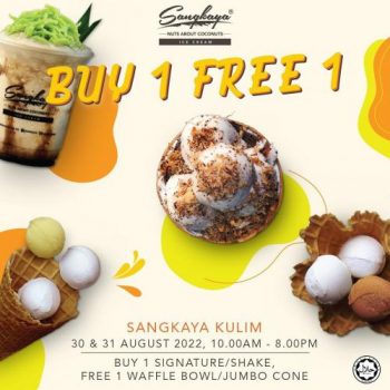 Sangkaya-Buy-1-FREE-1-Opening-Promotion-350x350 - Beverages Food , Restaurant & Pub Kedah Promotions & Freebies 