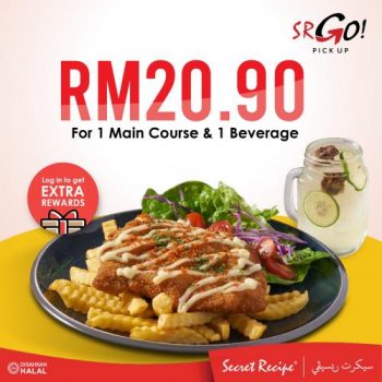 Secret-Recipe-SR-Go-Pick-Up-1-Main-Course-1-Beverage-Promo-350x350 - Beverages Food , Restaurant & Pub Johor Kedah Kelantan Kuala Lumpur Melaka Negeri Sembilan Online Store Pahang Penang Perak Perlis Promotions & Freebies Putrajaya Sabah Sarawak Selangor Terengganu 