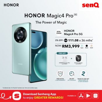SenQ-HONOR-Magic4-Pro-Special-Promotion-350x350 - Computer Accessories Electronics & Computers IT Gadgets Accessories Johor Kedah Kelantan Kuala Lumpur Melaka Mobile Phone Negeri Sembilan Online Store Pahang Penang Perak Perlis Promotions & Freebies Putrajaya Sabah Sarawak Selangor Terengganu 