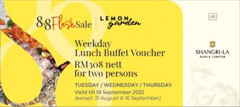 Shangri-La-Kuala-Lumpur-8.8-Flash-Sale-350x157 - Beverages Food , Restaurant & Pub Kuala Lumpur Malaysia Sales Selangor 