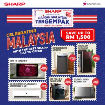 Sharp-Merdeka-Promo-350x350 - Electronics & Computers Home Appliances Johor Kedah Kelantan Kitchen Appliances Kuala Lumpur Melaka Negeri Sembilan Pahang Penang Perak Perlis Promotions & Freebies Putrajaya Sabah Sarawak Selangor Terengganu 