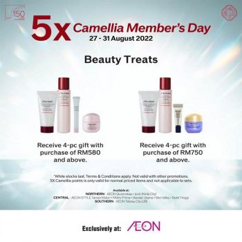 Shiseido-Camellia-5X-Members-Day-Promotion-at-AEON-1-350x350 - Beauty & Health Johor Kedah Kelantan Kuala Lumpur Melaka Negeri Sembilan Pahang Penang Perak Perlis Personal Care Promotions & Freebies Putrajaya Sabah Sarawak Selangor Skincare Terengganu 