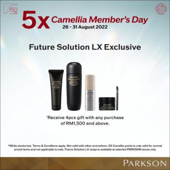 Shiseido-Camellia-5X-Members-Day-Sale-at-Parkson-2-350x350 - Beauty & Health Johor Kedah Kelantan Kuala Lumpur Malaysia Sales Melaka Negeri Sembilan Pahang Penang Perak Perlis Personal Care Putrajaya Sabah Sarawak Selangor Skincare Terengganu 