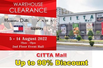 Shoppers-Hub-PJ-Warehouse-Sale-at-CITTA-Mall-350x232 - Apparels Fashion Accessories Fashion Lifestyle & Department Store Selangor Warehouse Sale & Clearance in Malaysia 