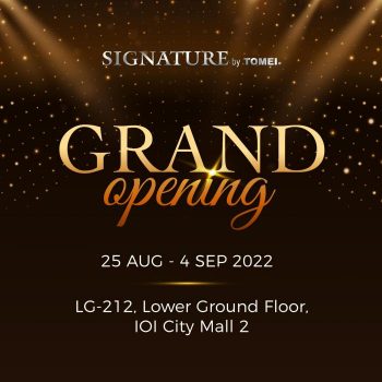 Signature-by-Tomei-Opening-Promotion-at-IOI-City-Mall-350x350 - Gifts , Souvenir & Jewellery Jewels Promotions & Freebies Selangor 