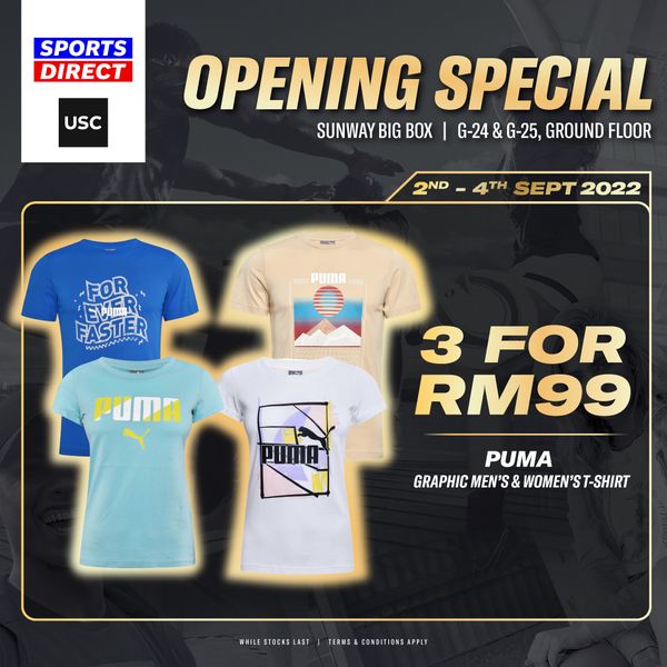 24 Sep 2022 Sports Direct Opening Special at Sunway Big Box