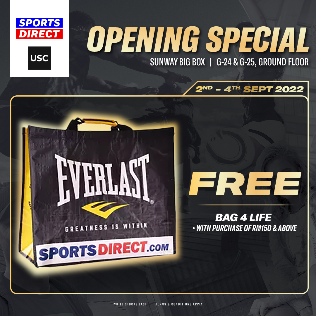 24 Sep 2022 Sports Direct Opening Special at Sunway Big Box