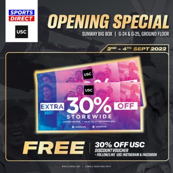 Sports-Direct-Opening-Special-at-Sunway-Big-Box-5-350x350 - Apparels Fashion Accessories Fashion Lifestyle & Department Store Footwear Johor Promotions & Freebies Sportswear 