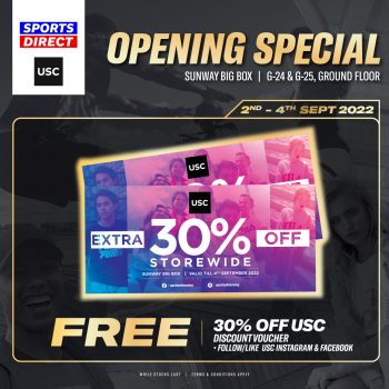 Sports-Direct-Opening-Special-at-Sunway-Big-Box-5-350x350 - Apparels Fashion Accessories Fashion Lifestyle & Department Store Footwear Johor Promotions & Freebies Sportswear