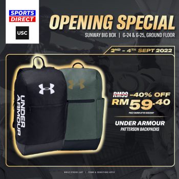 Sports-Direct-Opening-Special-at-Sunway-Big-Box-7-350x350 - Apparels Fashion Accessories Fashion Lifestyle & Department Store Footwear Johor Promotions & Freebies Sportswear 