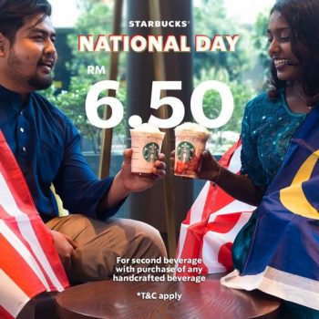 Starbucks-National-Day-Promotion-350x350 - Beverages Food , Restaurant & Pub Johor Kedah Kelantan Kuala Lumpur Melaka Negeri Sembilan Pahang Penang Perak Perlis Promotions & Freebies Putrajaya Sabah Sarawak Selangor Terengganu 