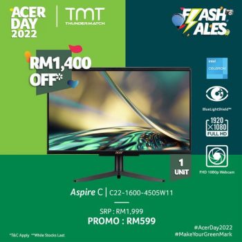 TMT-Acer-Day-Sale-2-350x350 - Computer Accessories Electronics & Computers IT Gadgets Accessories Johor Kedah Kelantan Kuala Lumpur Laptop Malaysia Sales Melaka Negeri Sembilan Online Store Pahang Penang Perak Perlis Putrajaya Sabah Sarawak Selangor Terengganu 