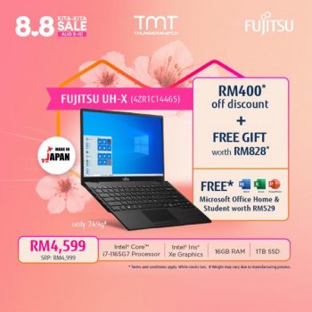 TMT-Fujitsu-Lazada-8.8-Sale-1-350x350 - Computer Accessories Electronics & Computers IT Gadgets Accessories Johor Kedah Kelantan Kuala Lumpur Laptop Malaysia Sales Melaka Negeri Sembilan Online Store Pahang Penang Perak Perlis Putrajaya Sabah Sarawak Selangor Terengganu 