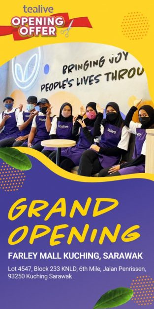 Tealive-Opening-Promotion-at-Farley-Mall-Kuching-313x625 30 Aug-5 Sep 2022: Tealive Opening Promotion at Farley Mall Kuching