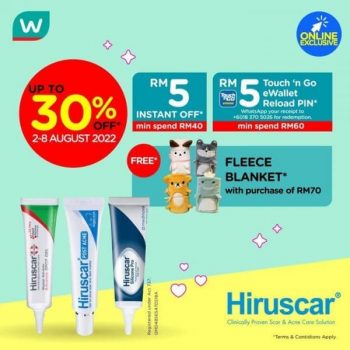 Watsons-Hiruscar-Promo-350x350 - Beauty & Health Cosmetics Health Supplements Johor Kedah Kelantan Kuala Lumpur Melaka Negeri Sembilan Online Store Pahang Penang Perak Perlis Personal Care Promotions & Freebies Putrajaya Sabah Sarawak Selangor Terengganu 