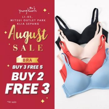 Young-Hearts-August-Sale-at-Mitsui-Outlet-Park-350x350 - Fashion Accessories Fashion Lifestyle & Department Store Lingerie Malaysia Sales Selangor Underwear 