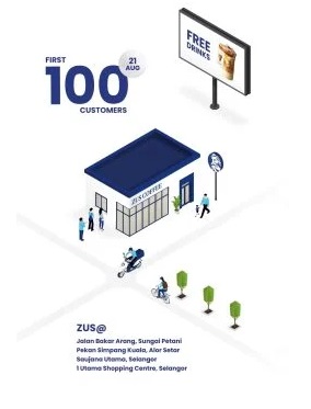 Zus-Coffee-100x-Free-Cups-Giveaway - Beverages Food , Restaurant & Pub Kedah Promotions & Freebies Selangor 