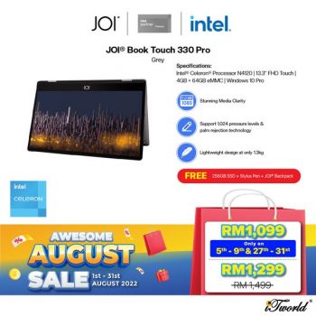 iTworld-Awesome-August-Sale-2-350x350 - Computer Accessories Electronics & Computers IT Gadgets Accessories Johor Kedah Kelantan Kuala Lumpur Laptop Malaysia Sales Melaka Mobile Phone Negeri Sembilan Pahang Penang Perak Perlis Putrajaya Sabah Sarawak Selangor Tablets Terengganu 