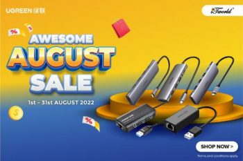 iTworld-UGREEN-Awesome-August-Sale-350x233 - Computer Accessories Electronics & Computers IT Gadgets Accessories Johor Kedah Kelantan Kuala Lumpur Malaysia Sales Melaka Negeri Sembilan Online Store Pahang Penang Perak Perlis Putrajaya Sabah Sarawak Selangor Terengganu 