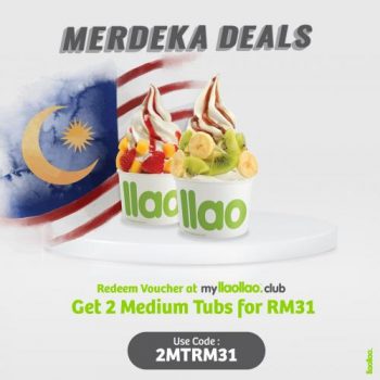 llaollao-myllaollaoclub-Merdeka-Promotion-350x350 - Beverages Food , Restaurant & Pub Ice Cream Johor Kedah Kelantan Kuala Lumpur Melaka Negeri Sembilan Online Store Pahang Penang Perak Perlis Promotions & Freebies Putrajaya Sabah Sarawak Selangor Terengganu 