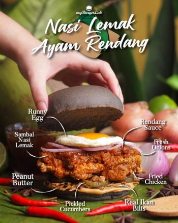 myBurgerLab-Nasi-Lemak-Ayam-Rendang-Burger-Deal-350x438 - Beverages Burger Food , Restaurant & Pub Johor Kedah Kelantan Kuala Lumpur Melaka Negeri Sembilan Pahang Penang Perak Perlis Promotions & Freebies Putrajaya Sabah Sarawak Selangor Terengganu 