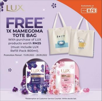 AEON-BiG-Lux-FREE-Mamegoma-Tote-Bag-Promotion-350x349 - Johor Kedah Kelantan Kuala Lumpur Melaka Negeri Sembilan Pahang Penang Perak Perlis Promotions & Freebies Putrajaya Sabah Sarawak Selangor Supermarket & Hypermarket Terengganu 
