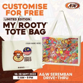 AW-Drive-Thru-My-Rooty-Tote-Bag-Customise-for-Free-Promotion-at-Seremban-350x351 - Beverages Food , Restaurant & Pub Negeri Sembilan Promotions & Freebies 