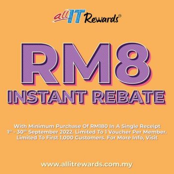 All-It-Hypermarket-Instant-Rebate-Promo-350x350 - Computer Accessories Electronics & Computers IT Gadgets Accessories Johor Kedah Kelantan Kuala Lumpur Melaka Negeri Sembilan Pahang Penang Perak Perlis Promotions & Freebies Putrajaya Sabah Sarawak Selangor Terengganu 