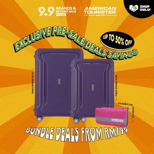 911 Sep 2022 American Tourister Lazada 9.9 Brands & Beyond Sale
