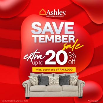 Ashley-Furniture-HomeStore-Savetember-Sale-350x350 - Beddings Furniture Home & Garden & Tools Home Decor Johor Kedah Kelantan Kuala Lumpur Malaysia Sales Melaka Negeri Sembilan Pahang Penang Perak Perlis Putrajaya Sabah Sarawak Selangor Terengganu 