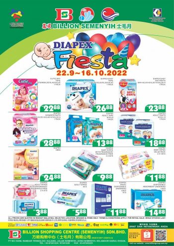 BILLION-Diapex-Fiesta-Promotion-at-Semenyih-1-350x495 - Promotions & Freebies Selangor Supermarket & Hypermarket 