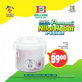 BILLION-Electrical-Department-Promotion-at-Port-Klang-3-350x350 - Electronics & Computers Home Appliances IT Gadgets Accessories Kitchen Appliances Promotions & Freebies Selangor Supermarket & Hypermarket 