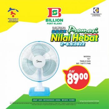BILLION-Electrical-Department-Promotion-at-Port-Klang-6-350x350 - Electronics & Computers Home Appliances IT Gadgets Accessories Kitchen Appliances Promotions & Freebies Selangor Supermarket & Hypermarket