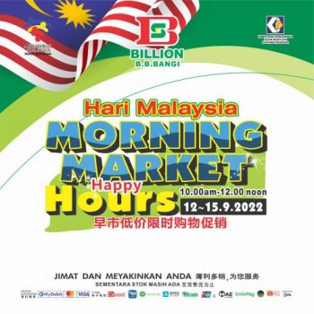 BILLION-Malaysia-Day-Morning-Market-Promotion-at-Bandar-Baru-Bangi-350x350 - Promotions & Freebies Selangor Supermarket & Hypermarket 