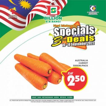 BILLION-Malaysia-Day-Promotion-at-Bandar-Baru-Bangi-11-350x350 - Promotions & Freebies Selangor Supermarket & Hypermarket 