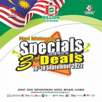 BILLION-Malaysia-Day-Promotion-at-Bandar-Baru-Bangi-350x350 - Promotions & Freebies Selangor Supermarket & Hypermarket 
