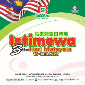 BILLION-Malaysia-Day-Promotion-at-Port-Klang-13-350x350 - Promotions & Freebies Selangor Supermarket & Hypermarket 