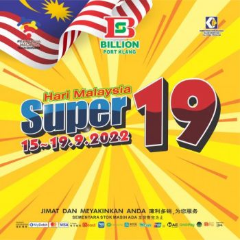 BILLION-Malaysia-Day-Promotion-at-Port-Klang-350x350 - Promotions & Freebies Selangor Supermarket & Hypermarket 