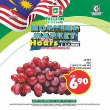BILLION-Morning-Market-Promotion-at-Bandar-Baru-Bangi-12-350x350 - Promotions & Freebies Selangor Supermarket & Hypermarket 