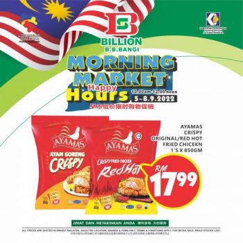 BILLION-Morning-Market-Promotion-at-Bandar-Baru-Bangi-13-350x350 - Promotions & Freebies Selangor Supermarket & Hypermarket 