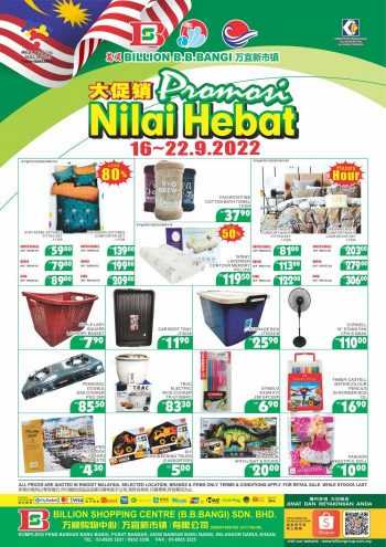 BILLION-Special-Promotion-at-Bandar-Baru-Bangi-1-1-350x495 - Promotions & Freebies Selangor Supermarket & Hypermarket 