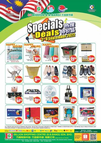 BILLION-Special-Promotion-at-Bandar-Baru-Bangi-1-350x495 - Promotions & Freebies Selangor Supermarket & Hypermarket 