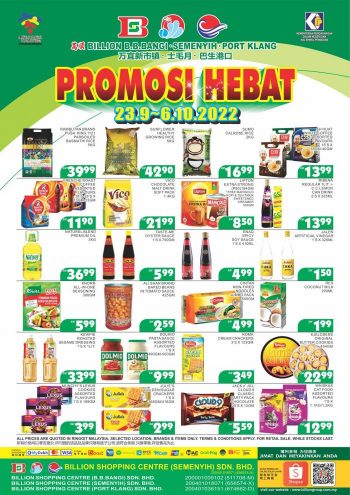 BILLION-Special-Promotion-at-Bandar-Baru-Bangi-Semenyih-and-Port-Klang-350x495 - Promotions & Freebies Selangor Supermarket & Hypermarket 