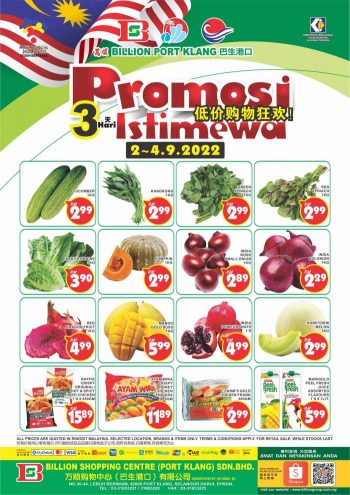 BILLION-Special-Promotion-at-Port-Klang-1-350x495 - Promotions & Freebies Selangor Supermarket & Hypermarket 
