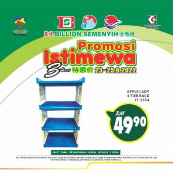 BILLION-Special-Promotion-at-Semenyih-25-350x350 23-25 Sep 2022: BILLION Special Promotion at Semenyih