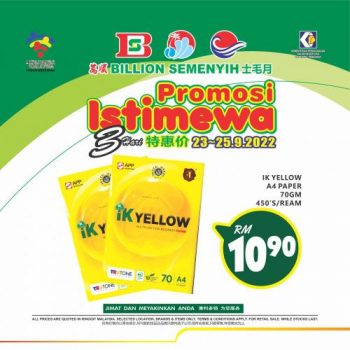 BILLION-Special-Promotion-at-Semenyih-28-350x350 - Promotions & Freebies Selangor Supermarket & Hypermarket 