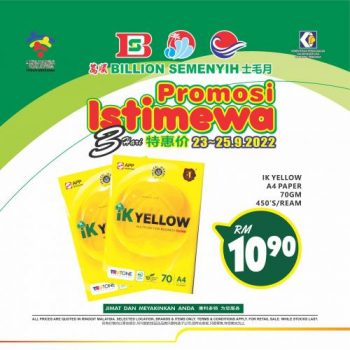 BILLION-Special-Promotion-at-Semenyih-28-350x350 23-25 Sep 2022: BILLION Special Promotion at Semenyih